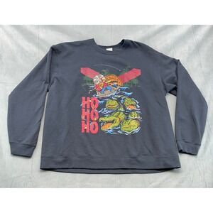 Flo Grown Mens 2XL Graphic Sweatshirt Ho Ho Ho Alligators Christmas Florida